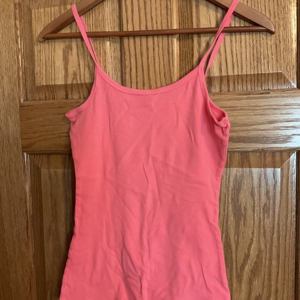 Women's Gap Orange Spaghetti Strap Tank Top XS